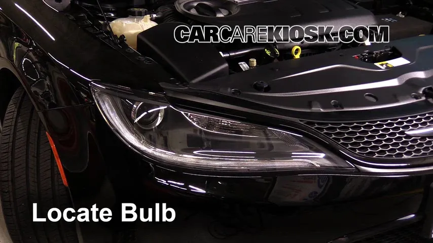2016 Chrysler 200 S 3.6L V6 FlexFuel Éclairage Feu clignotant avant (remplacer l'ampoule)